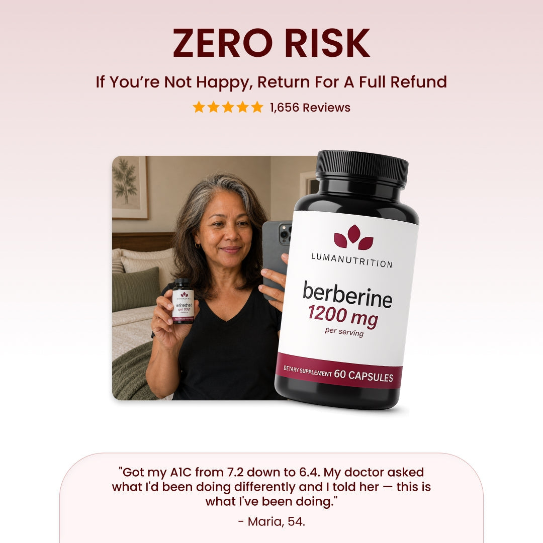 Berberine Supplement - Berberine HCL 1200mg Per Serving - 97% Berberine HCl - Vegan, Gluten Free - 60 Capsules