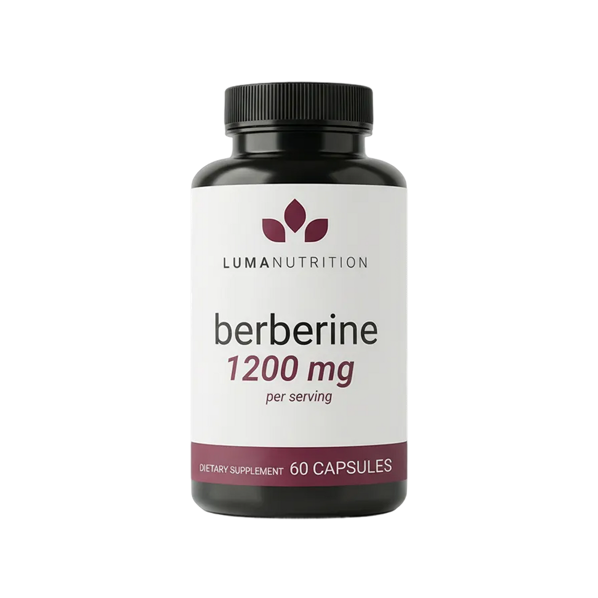 Berberine Supplement - Berberine HCL 1200mg Per Serving - 97% Berberine HCl - Vegan, Gluten Free - 60 Capsules